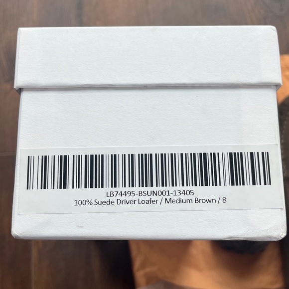 NIB Quince 100%Suede Driving Loafers/Medium Brown - size 8 - Picture 8 of 11